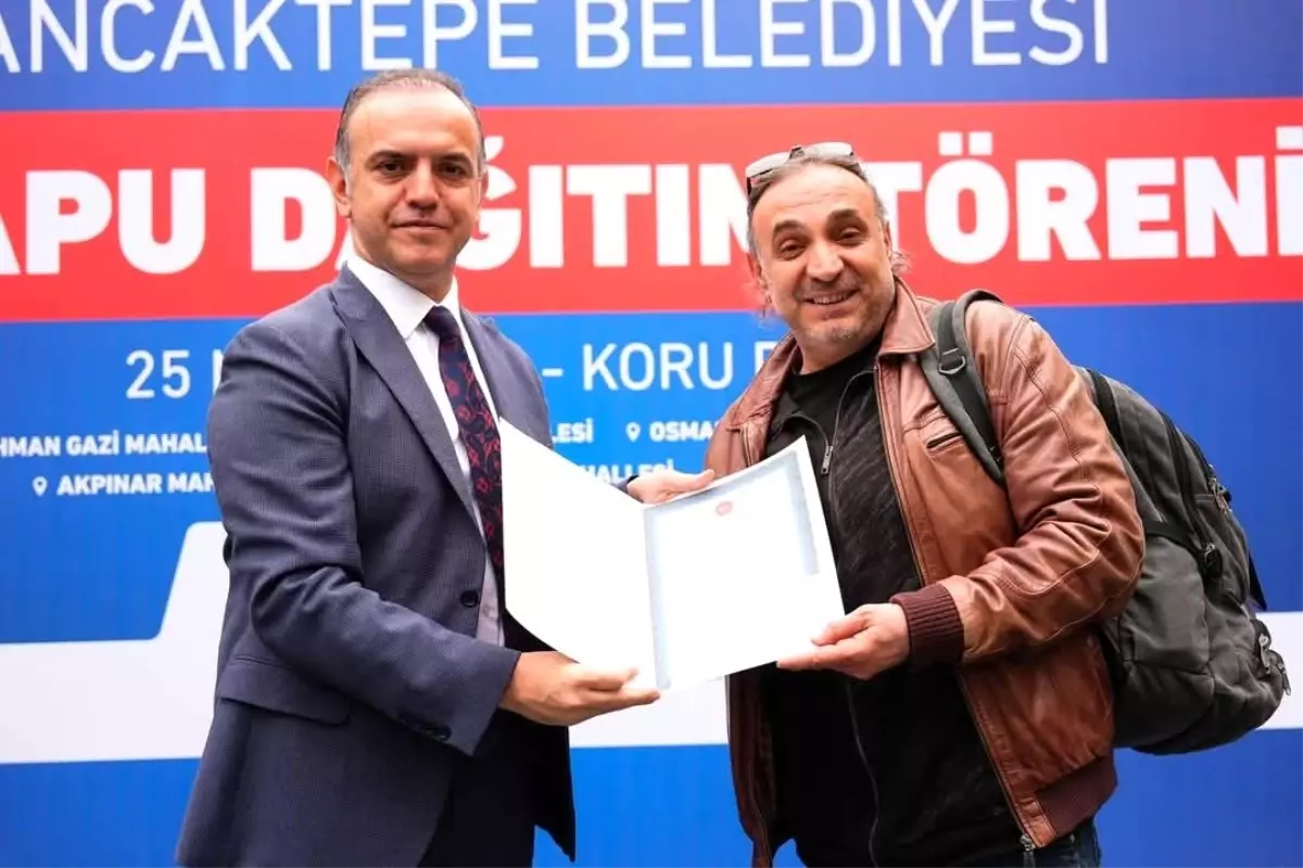 Sancaktepe Belediyesi Tapu Sorunlarını Çözmeye Devam Ediyor