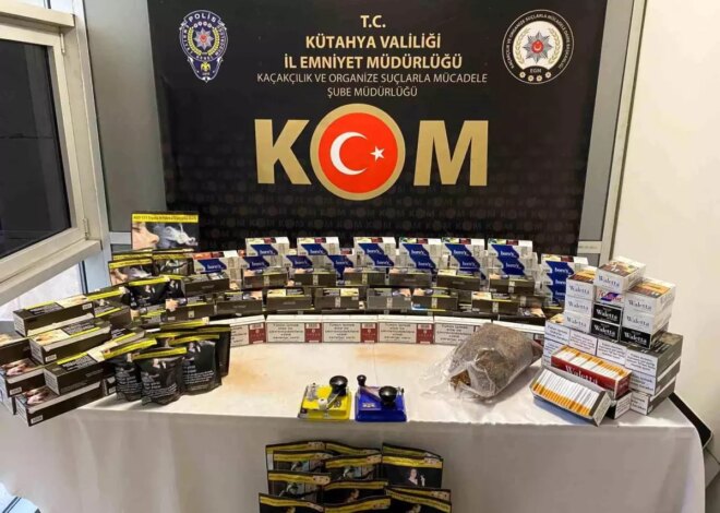 Kütahya’da Kaçak Tütün Operasyonu