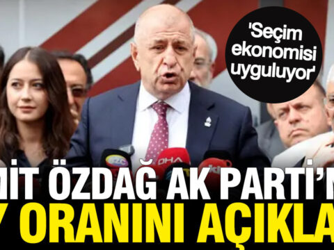 Umit ozdag ak partinin oy oranini acikladi erken secim icin isaret etti qQYDh6ny